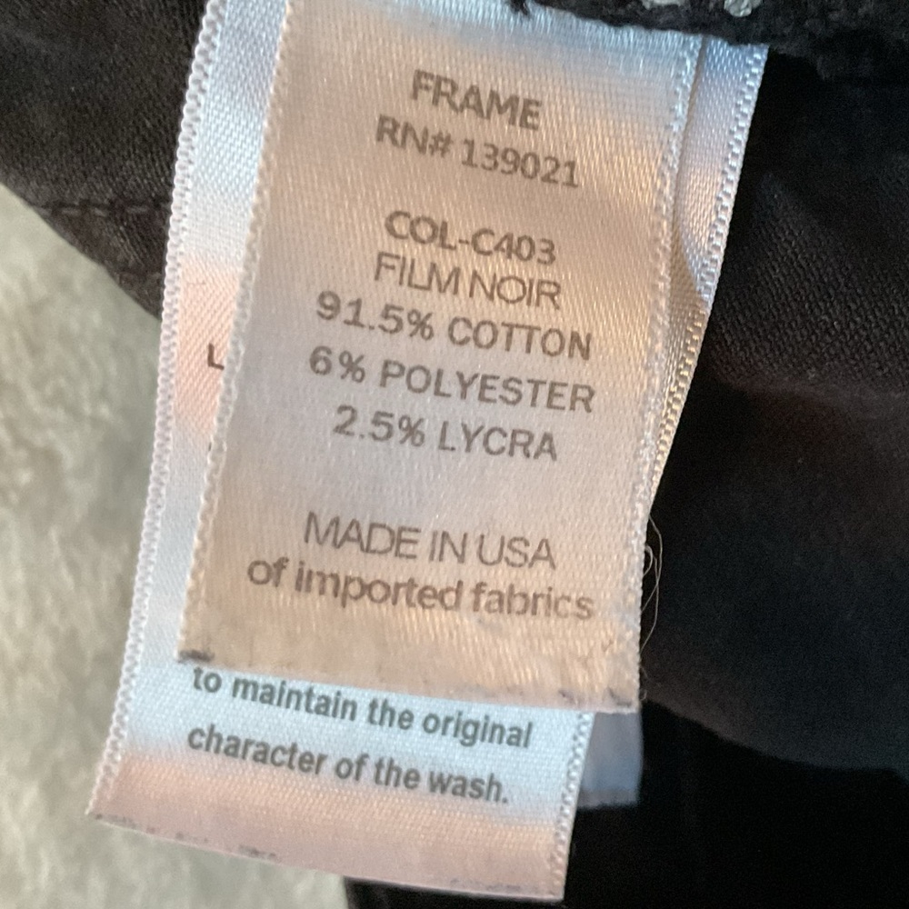 FRAME Le Skinny de Jeanne, 28” - Picture 8 of 8
